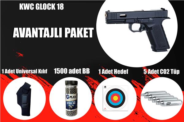 KWC Glock18 Blowback Avantaj Paket