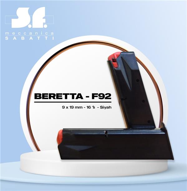 BERETTA F92 ( SİYAH TABANCA ŞARJÖRÜ)